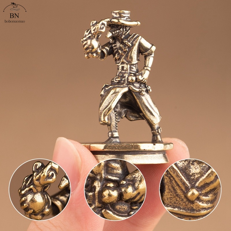 Vintage Collectibles Toys - الصلبة النحاس الرقص كاوبوي التماثيل المنمنمات
