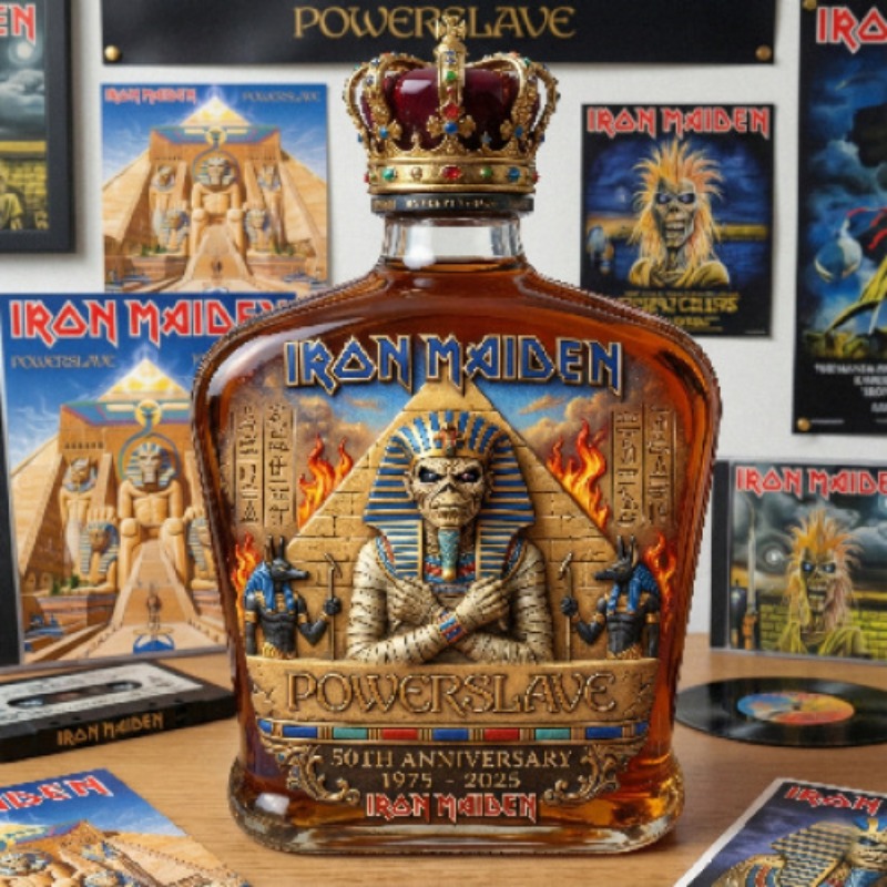 Vintage Collectible Liquor Bottles - زجاجة مشروبات كحولية بتصميم تمثال مومياء