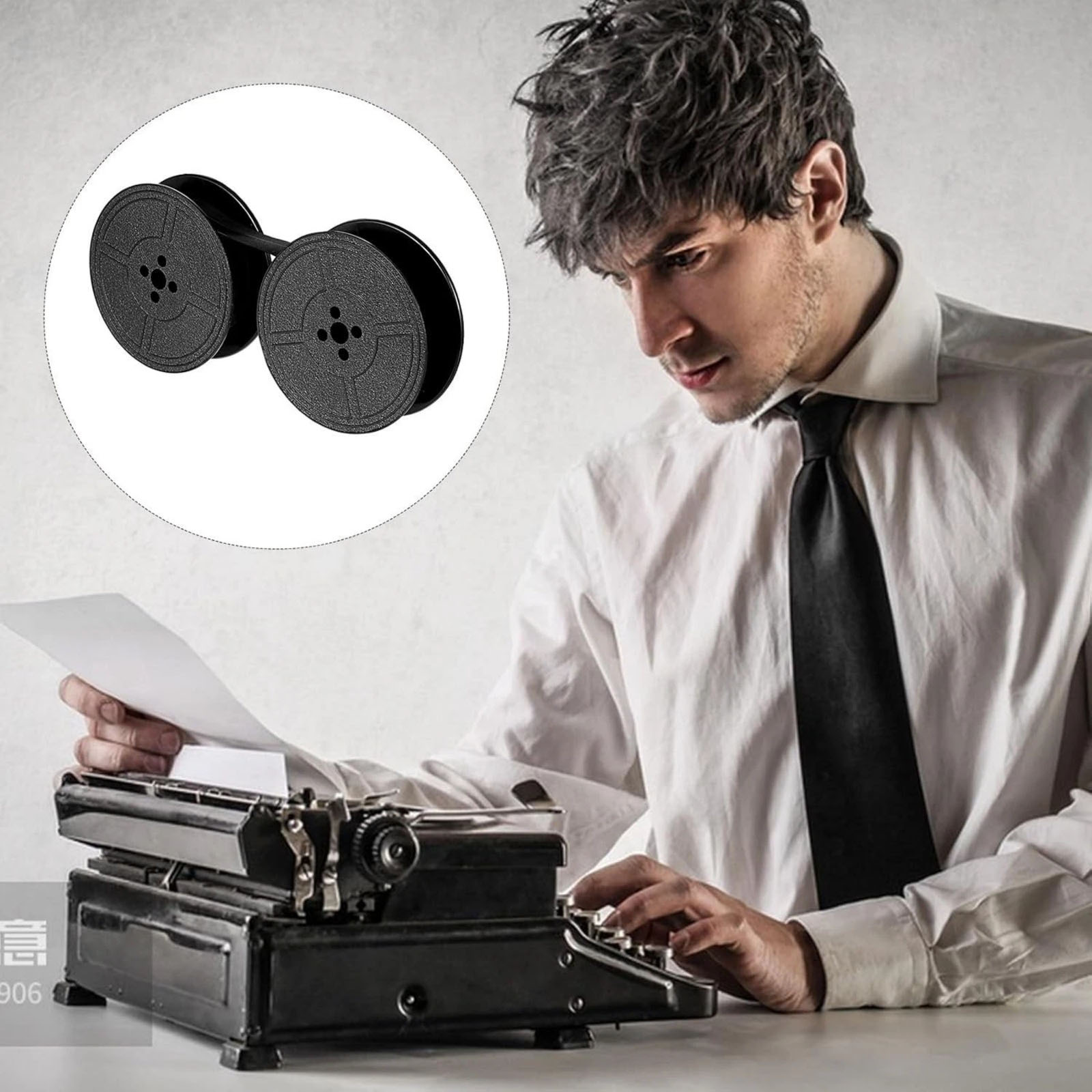 2 لفات شريط آلة كاتبة عالمي أس - مراجعة Typewriter Ribbon Roll وسعره