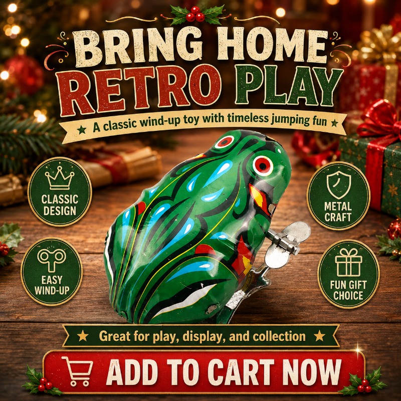ساعة معدنية عتيقة تعمل بالزنبر - مراجعة Vintage Collectibles Toys وسعره