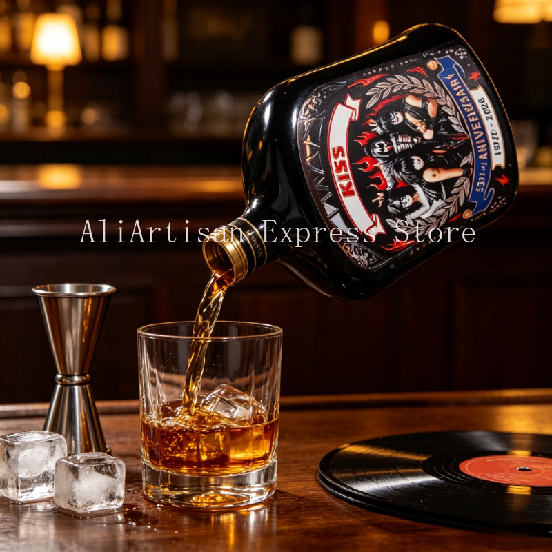قارورة ويسكي مستوحاة من موسيقى - مراجعة Vintage Collectible Liquor Bottles وسعره
