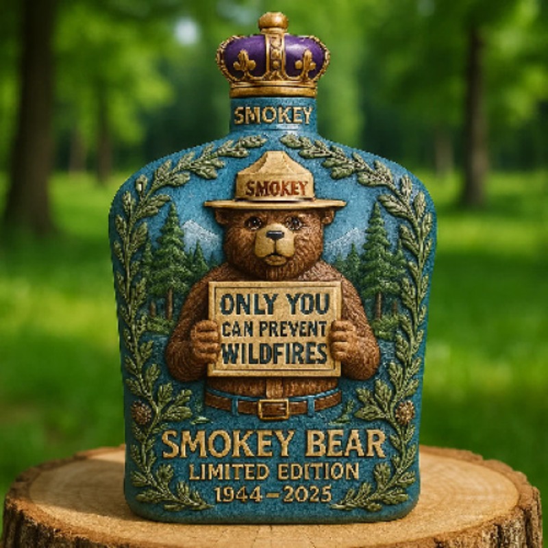 قارورة ويسكي سموكي بير للوقاية - مراجعة Vintage Collectible Liquor Bottles وسعره
