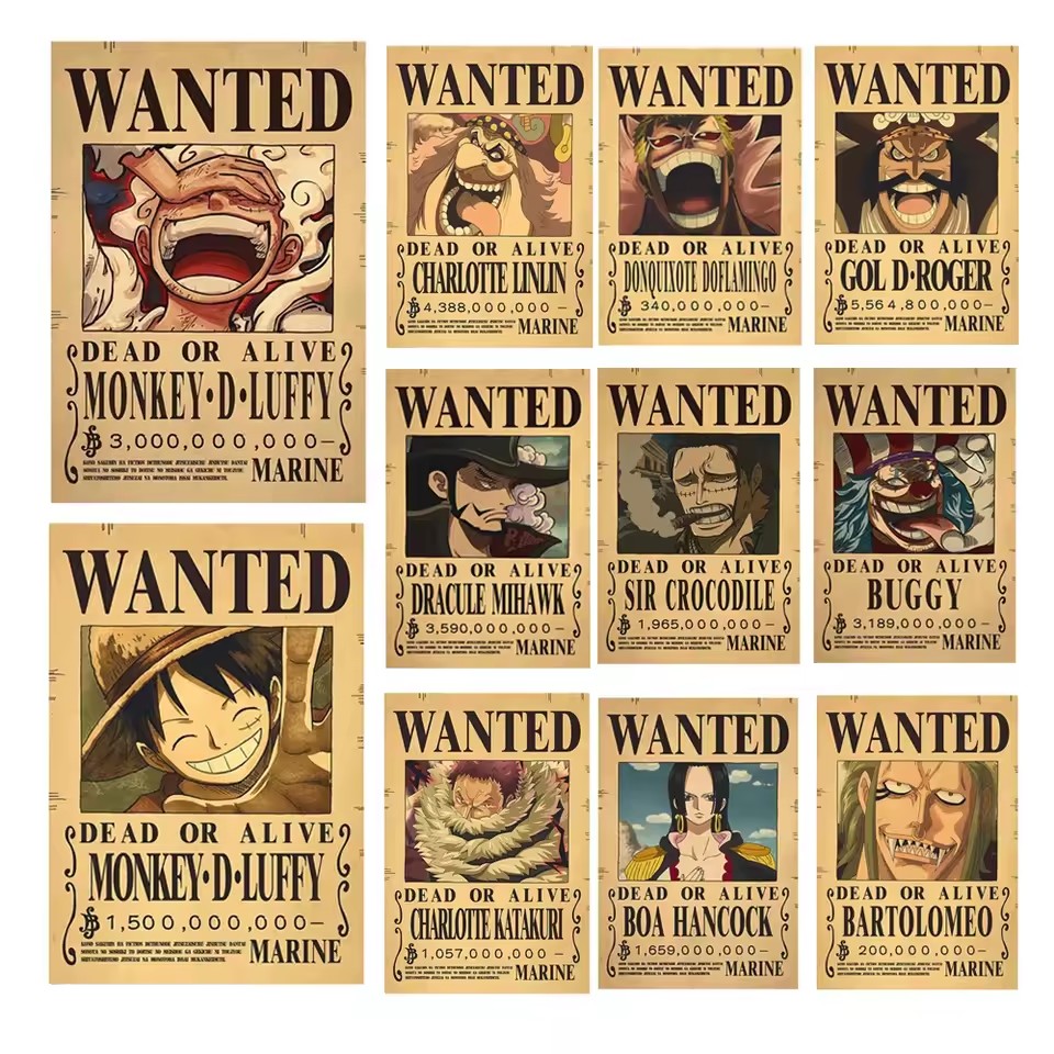 ملصقات شخصيات أنمي ون بيس المط - مراجعة Vintage Collectibles Toys وسعره