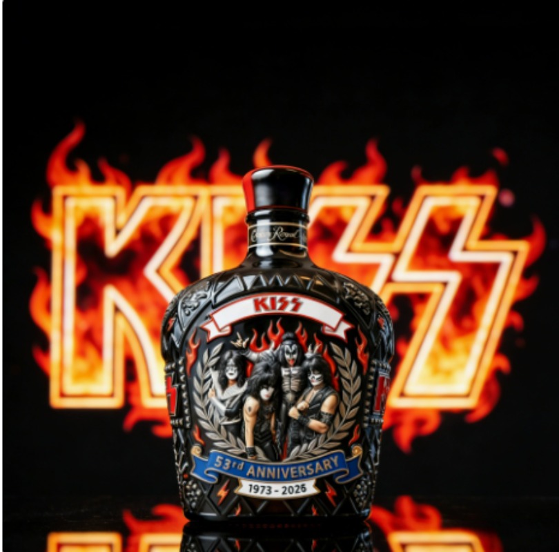قارورة ويسكي بتصميم فرقة KISS  - مراجعة Vintage Collectible Liquor Bottles وسعره