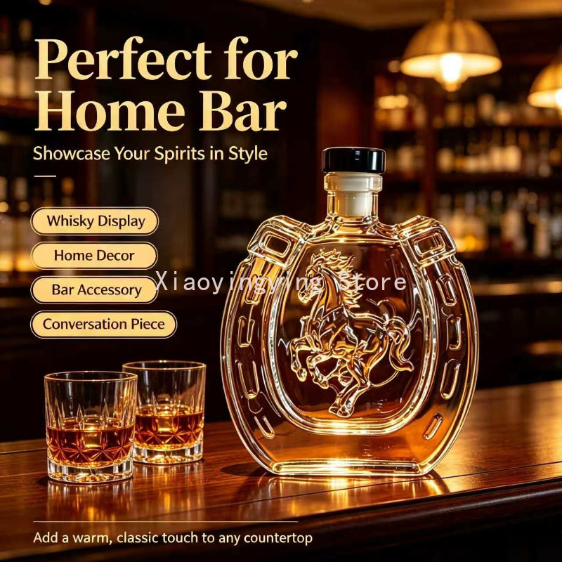 قارورة نبيذ زجاجية منقوشة بتصم - مراجعة Vintage Collectible Liquor Bottles وسعره